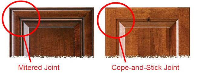 Mitered Cabinet Doors vs Cope and Stick Cabinet Doors